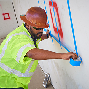 wall concrete scanning